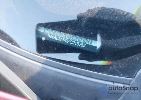 2015 Nissan Altima 2.5 Sv from USA, damaged, VIN 1N4AL3AP9FC219755